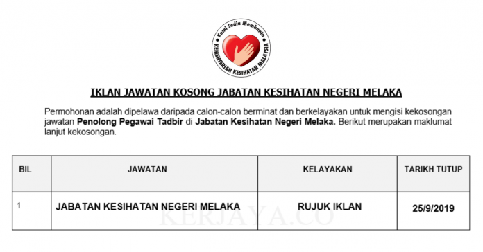 Jabatan Kesihatan Negeri Melaka Jabatan Kesihatan Negeri Melaka