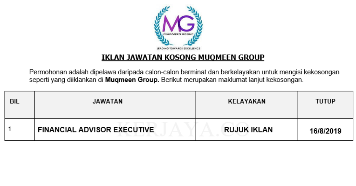 _Muqmeen Group _ Financial Advisor Executive