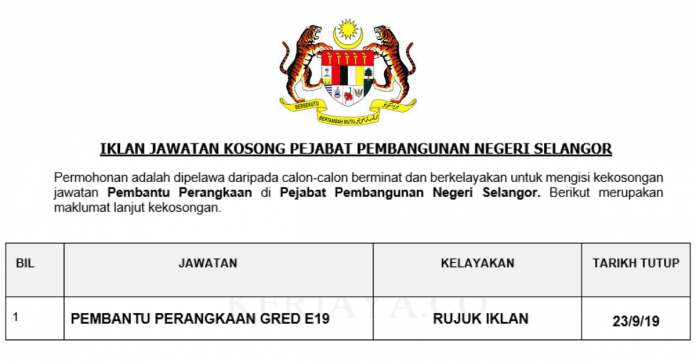 Pejabat Pembangunan Negeri Selangor Pejabat Pembangunan Negeri Selangor