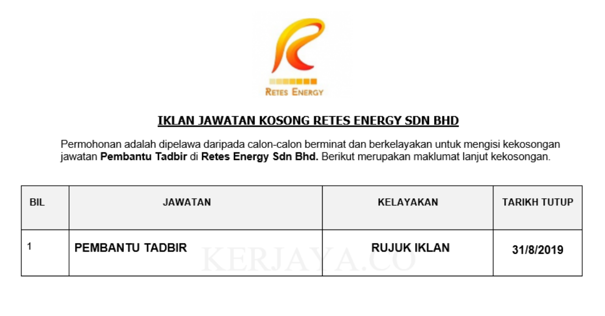 Retes Energy Sdn Bhd