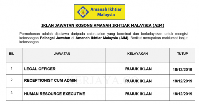 Amanah Ikhtiar Malaysia (AIM)