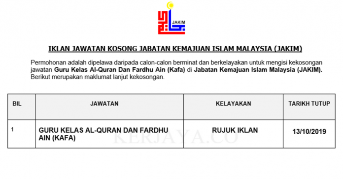 Jabatan Kemajuan Islam Malaysia (JAKIM) Jabatan Kemajuan Islam Malaysia (JAKIM)