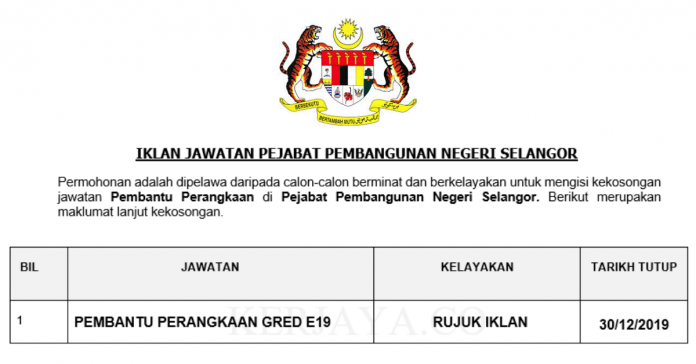 Pejabat Pembangunan Negeri Selangor