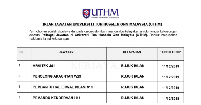 Universiti Tun Hussein Onn Malaysia (UTHM)