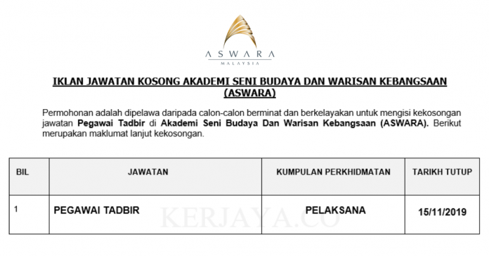 Akademi Seni Budaya Dan Warisan Kebangsaan (ASWARA)