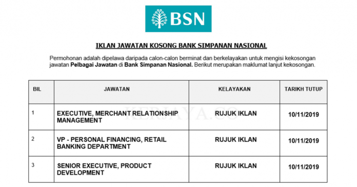 Bank Simpanan Nasional (BSN) Bank Simpanan Nasional (BSN)