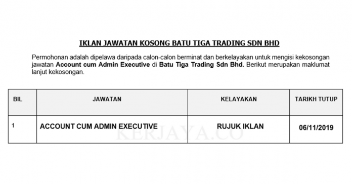 Batu Tiga Trading Sdn Bhd Batu Tiga Trading Sdn Bhd