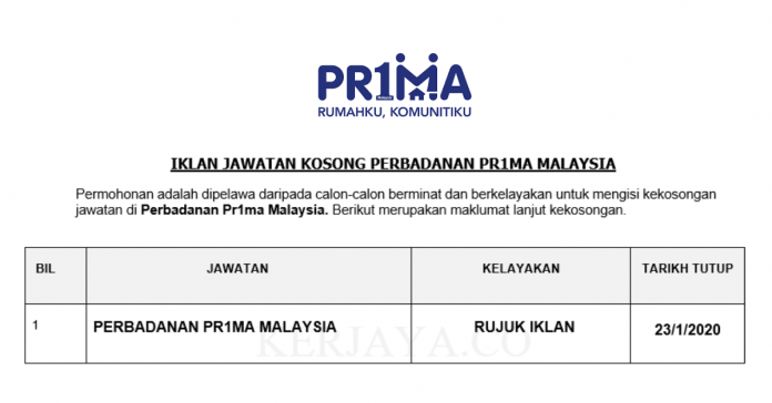 Perbadanan Pr1ma Malaysia