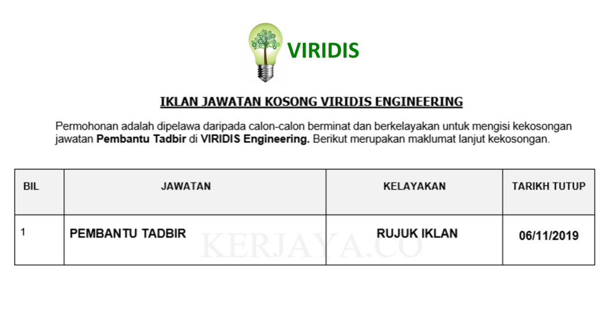 VIRIDIS Engineering