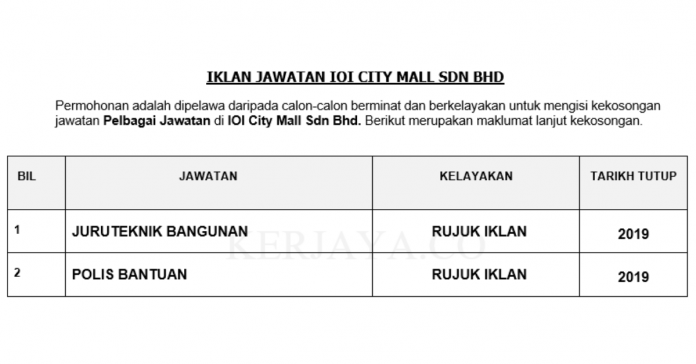 IOI City Mall Sdn Bhd