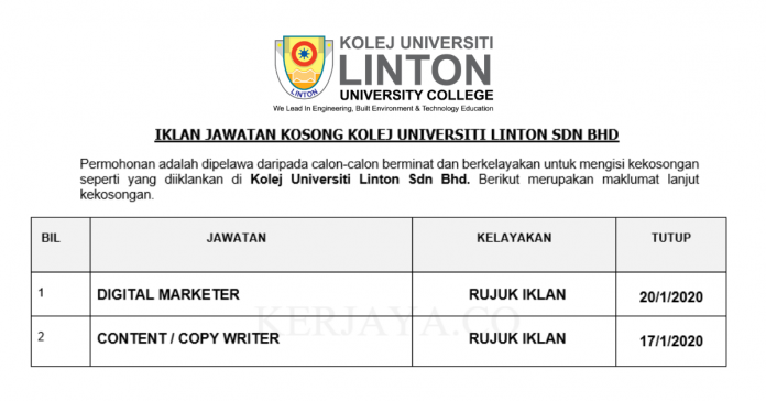 Kolej Universiti Linton Sdn Bhd