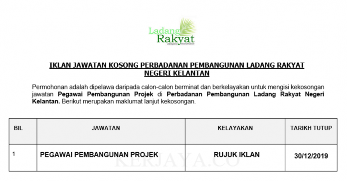 Perbadanan Pembangunan Ladang Rakyat Negeri Kelantan