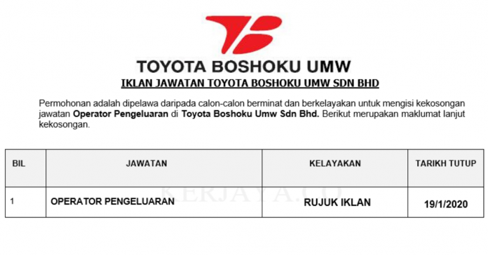 _Toyota Boshoku UMW Sdn Bhd