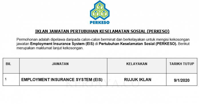 Pertubuhan Keselamatan Sosial (PERKESO)