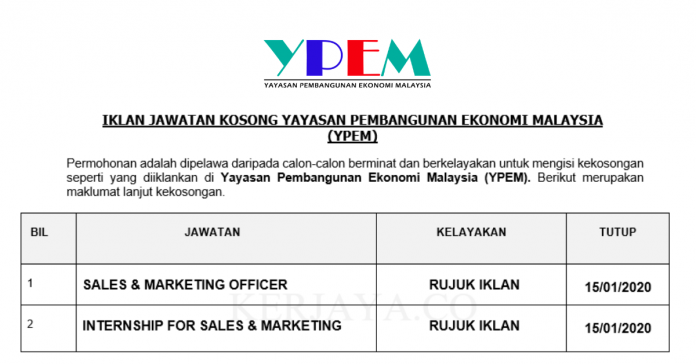 Yayasan Pembangunan Ekonomi Malaysia (YPEM)