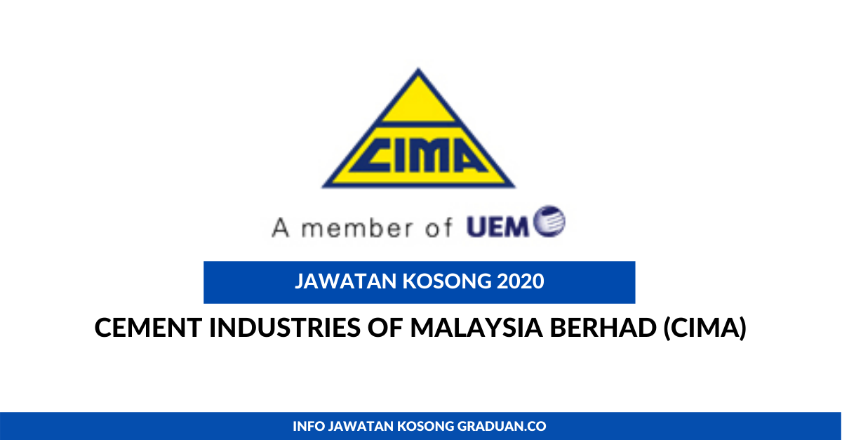 Permohonan Jawatan Kosong Cement Industries of Malaysia Berhad (CIMA