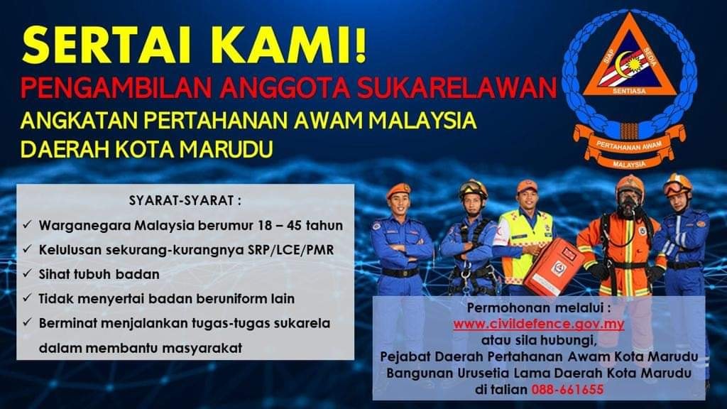 Iklan Jawatan Anggota Angkatan Pertahanan Awam APM Portal