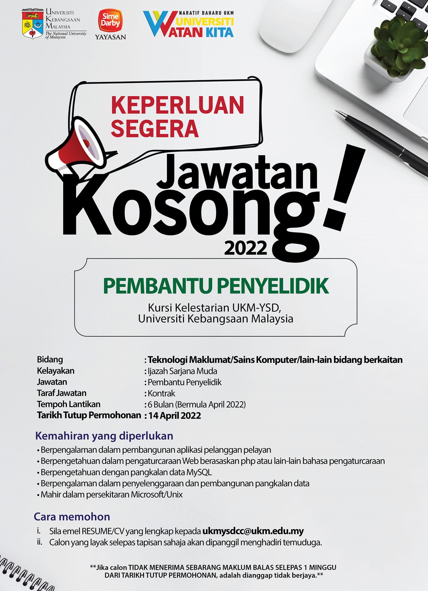 Job Kursi Kelestarian UKM YSD E1649295940101
