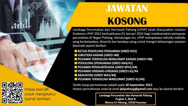 Iklan Kerja Kosong PP Terkini 21 600x338