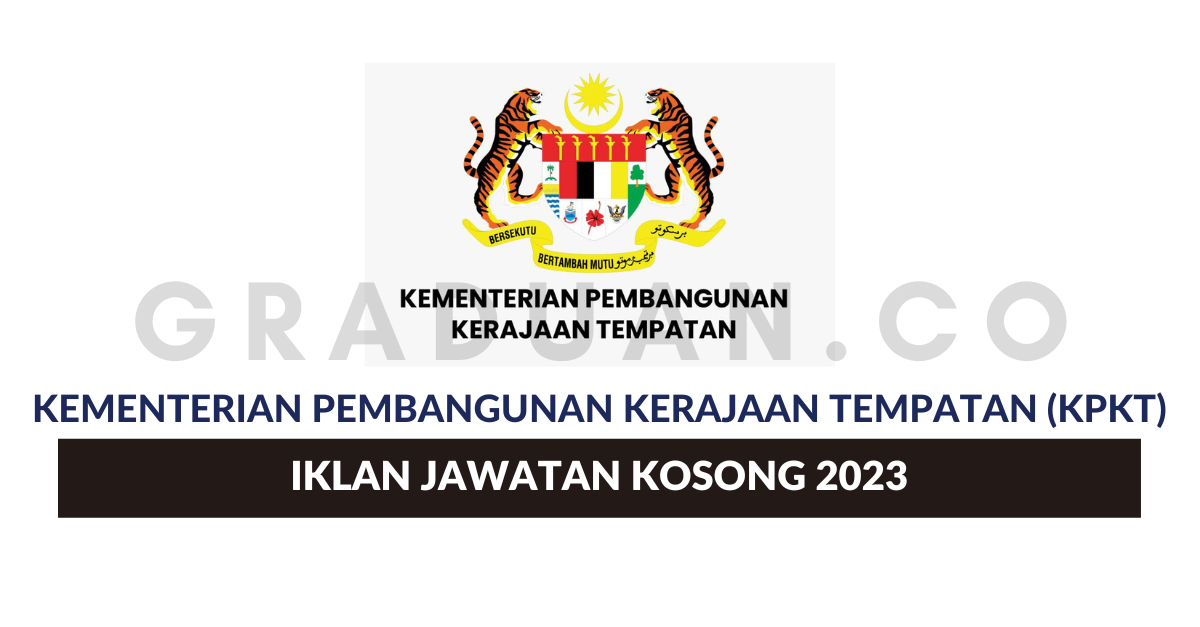 Permohonan Jawatan Kosong Kementerian Pembangunan Kerajaan Tempatan ...