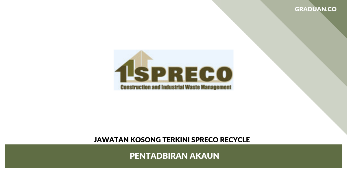 Jawatan Kosong Terkini Spreco Recycle