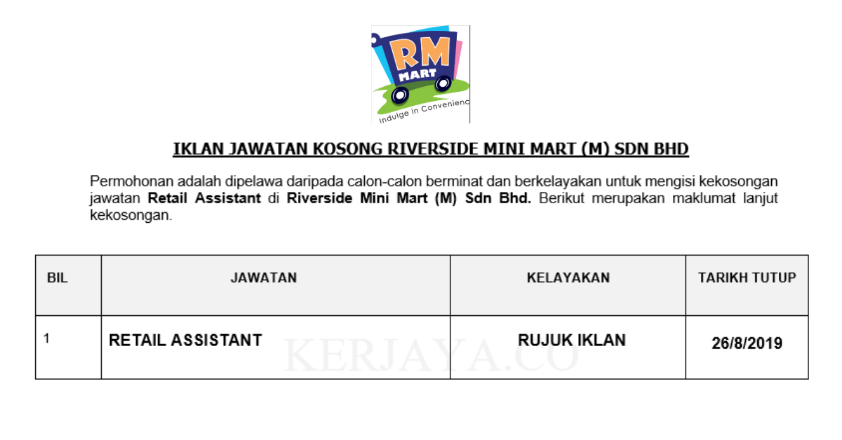 Riverside Mini Mart (M) Sdn Bhd