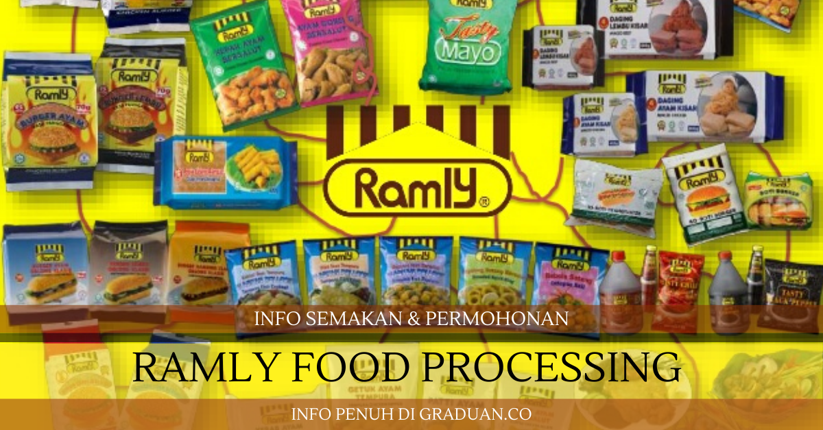 Permohonan Jawatan Kosong Ramly Food Processing Sdn Bhd ...