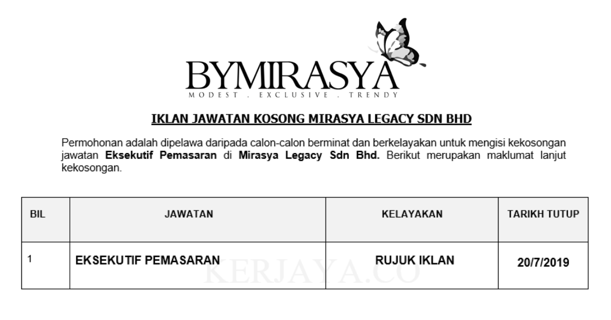 Mirasya Legacy Sdn Bhd