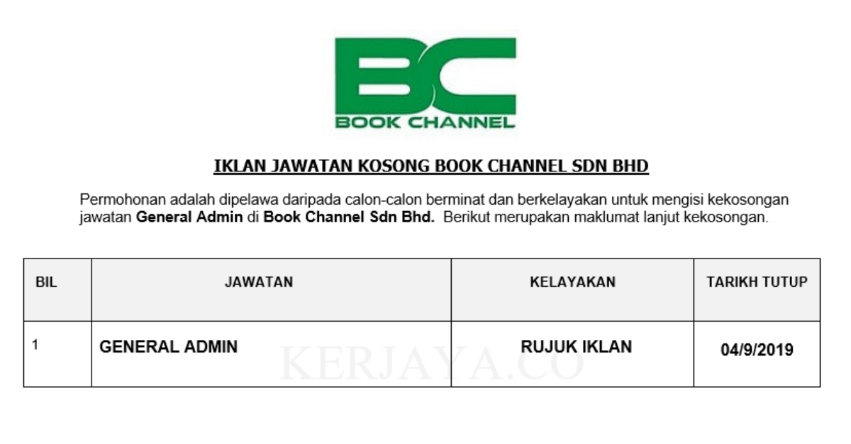 Book Channel Sdn Bhd