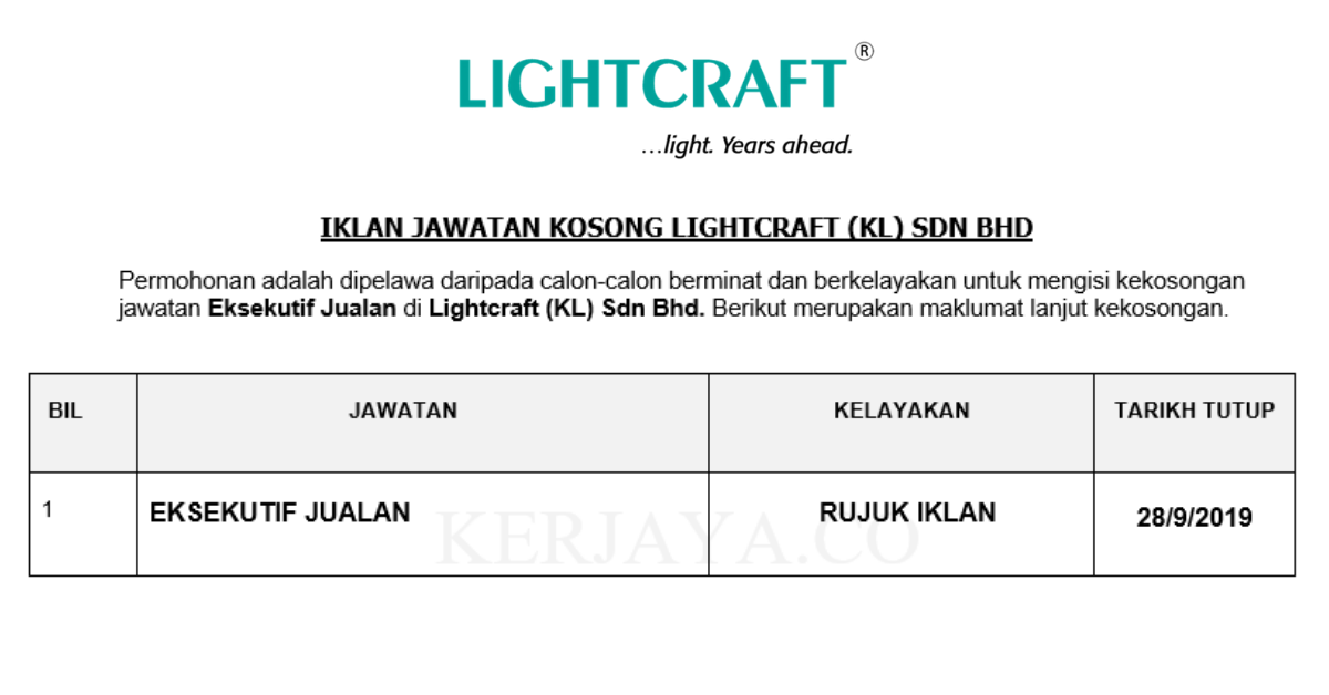 Lightcraft (KL) Sdn Bhd
