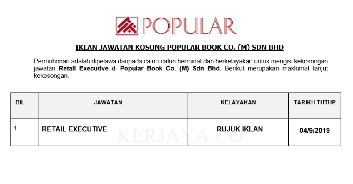 Popular Book Co. (M) Sdn Bhd