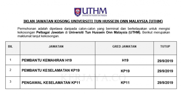 Universiti Tun Hussein Onn Malaysia (UTHM)