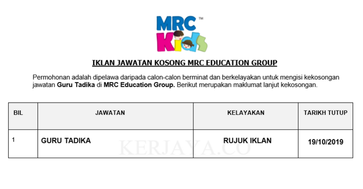 MRC Education Group