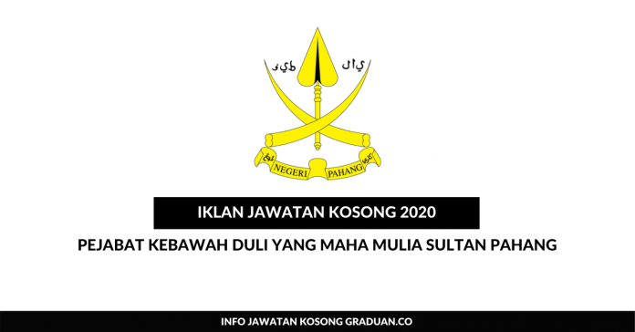 Pejabat Kebawah Duli Yang Maha Mulia Sultan Pahang