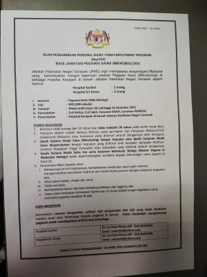 Iklan Jawatan Kementerian Kesihatan Malaysia (KKM ...