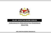 Senarai Kekosongan Jawatan Suruhanjaya Perkhidmatan Pendidikan Malaysia