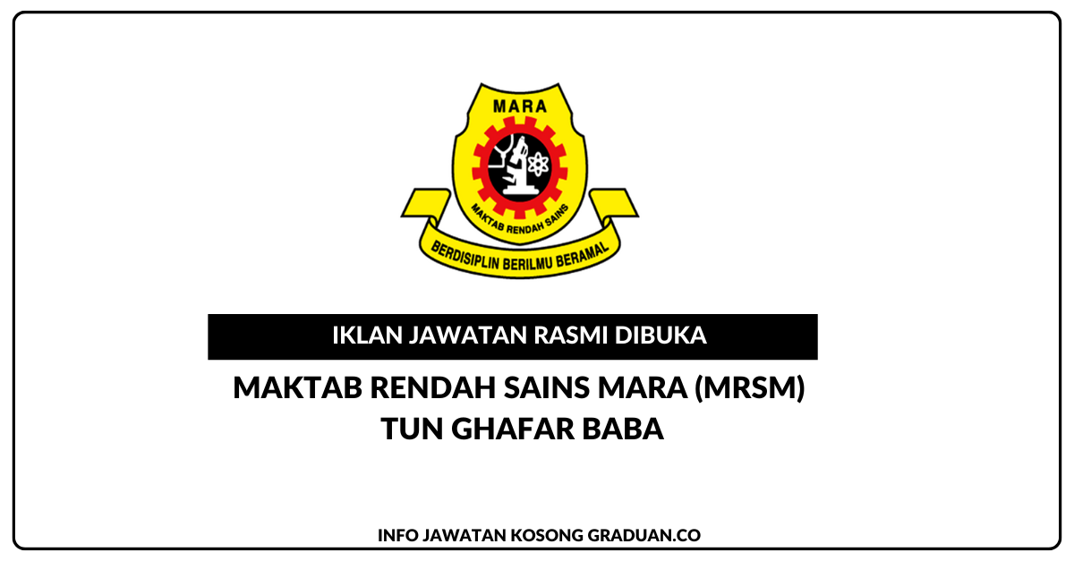 Maktab Rendah Sains Mara (MRSM) Tun Ghafar Baba