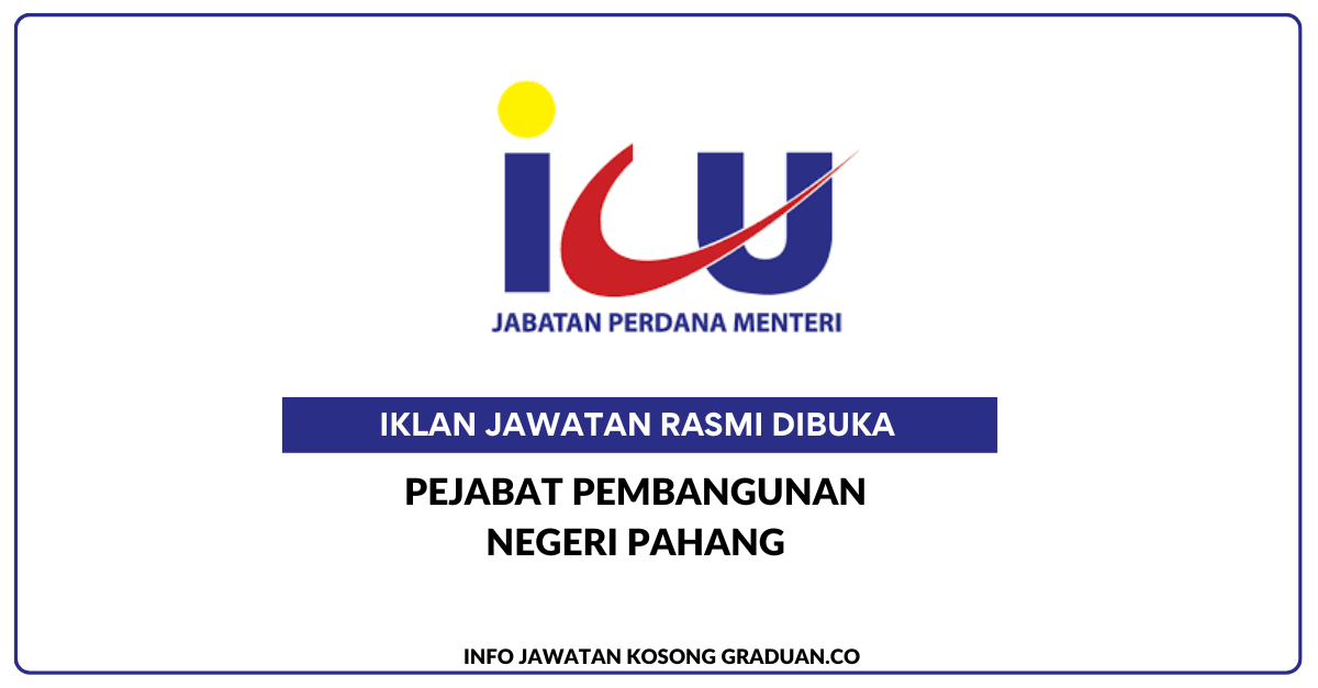 Permohonan Jawatan Kosong Pejabat Pembangunan Negeri Pahang • Portal ...