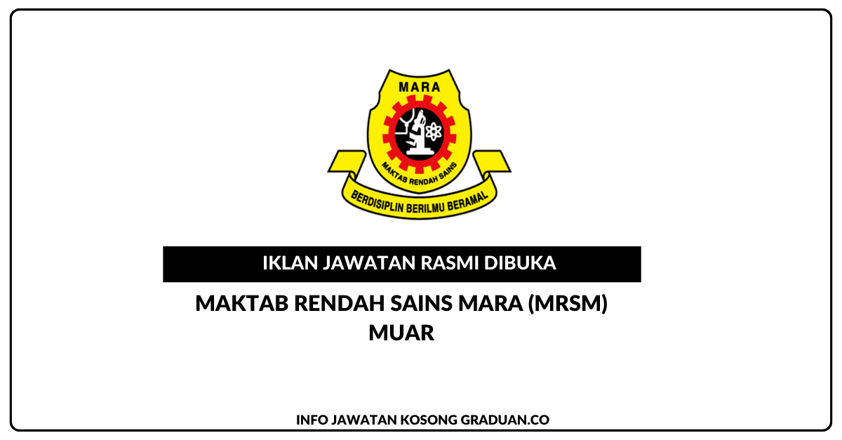 Maktab Rendah Sains MARA (MRSM) Muar